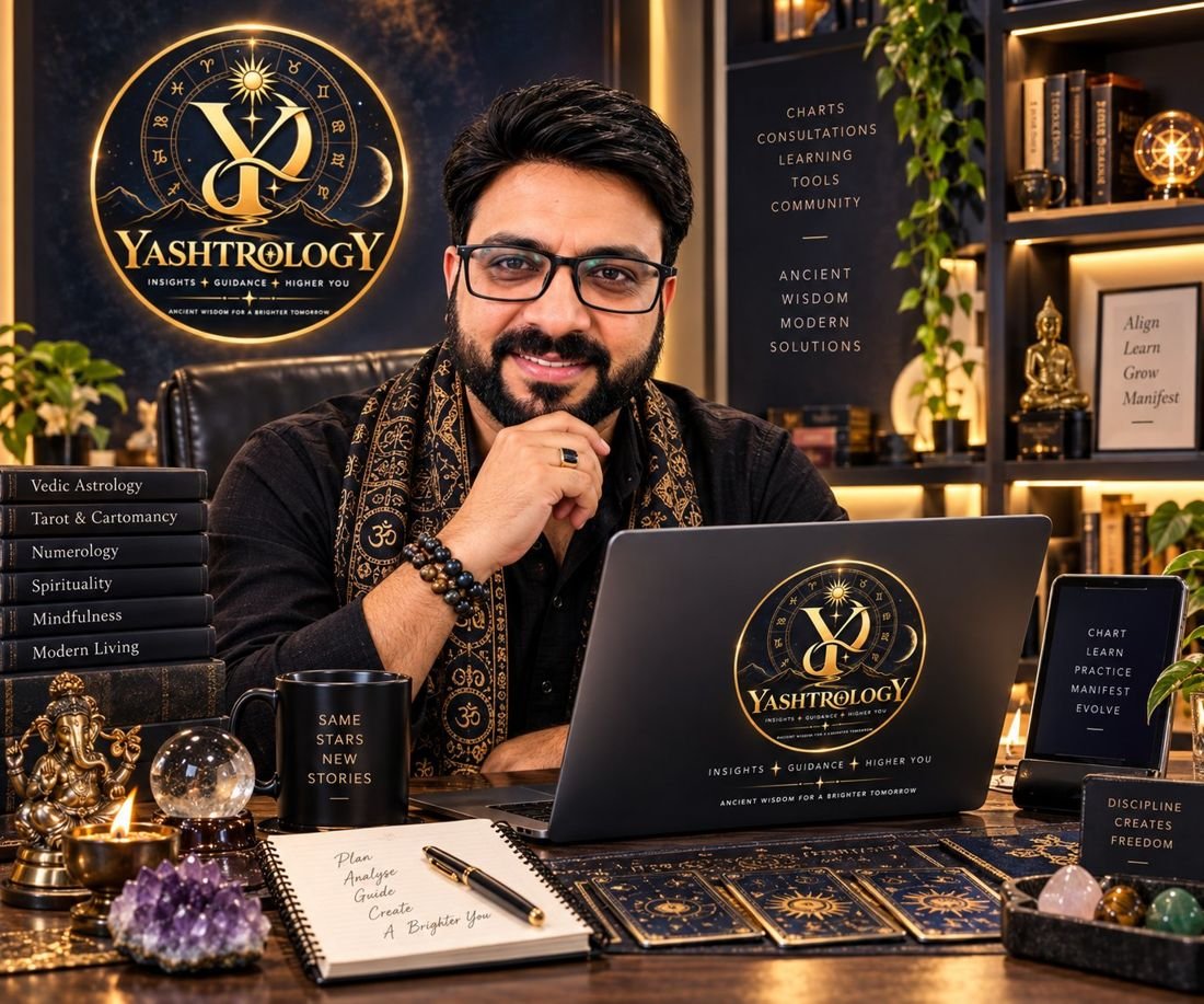 Yashwant Sinha at his Yashtrology desk